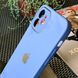 Чехол Color-Glass для Iphone 11 бампер с защитой камер Blue