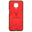 Чехол Deer для Xiaomi Redmi Note 9 Pro Max бампер накладка Красный
