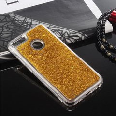 Чехол Glitter для Xiaomi Mi A1 / Mi 5x Бампер Жидкий блеск Gold