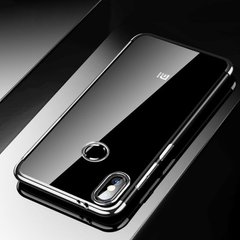 Чехол Frame для Xiaomi Redmi Note 5 / Note 5 Pro Global бампер силиконовый Silver