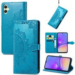 Чехол Vintage для Samsung Galaxy A06 / A065 книжка кожа PU с визитницей голубой