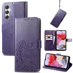 Чехол Clover для Samsung Galaxy M34 5G / M346 книжка кожа PU с визитницей фиолетовый