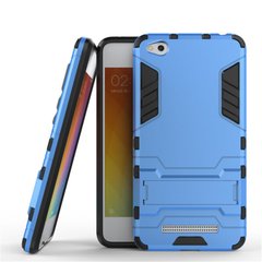 Чехол Iron для Xiaomi Redmi 4a бронированный бампер Броня Blue