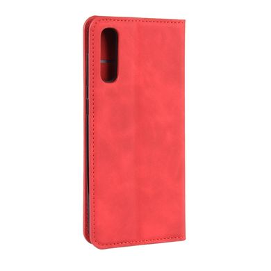 Чехол Taba Retro-Skin для Samsung Galaxy A50 2019 / A505F книжка кожа PU с визитницей красный