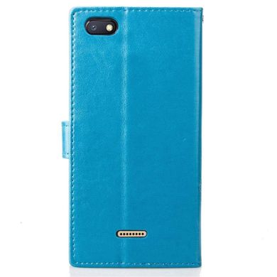 Чохол Clover для Xiaomi Redmi 6A книжка шкіра PU Блакитний