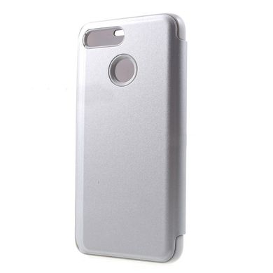 Чехол Mirror для Xiaomi Mi 8 Lite книжка зеркальный Clear View Silver