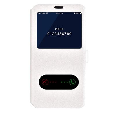 Чехол Window для Huawei P Smart Plus / Nova 3i / INE-LX1 книжка с окошком White