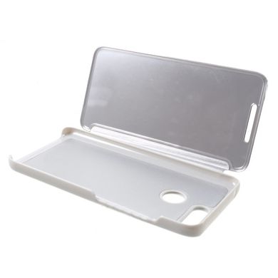 Чехол Mirror для Xiaomi Mi 8 Lite книжка зеркальный Clear View Silver