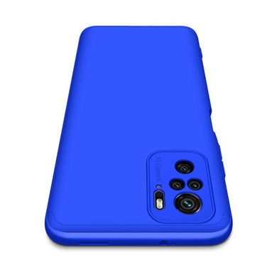 Чехол GKK 360 для Xiaomi Poco M5s бампер противоударный Blue