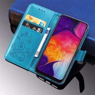 Чехол Clover для Samsung Galaxy A50 2019 / A505F книжка кожа PU голубой