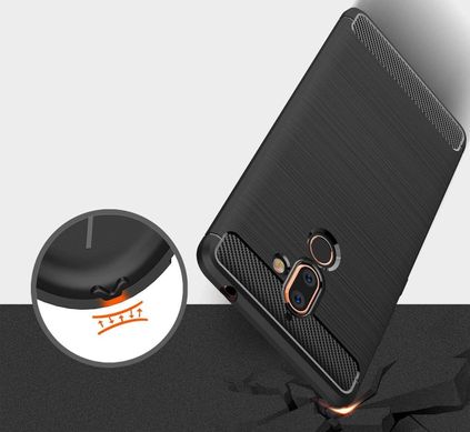 Чехол Carbon для Nokia 7 Plus / TA-1046 бампер оригинальный Black