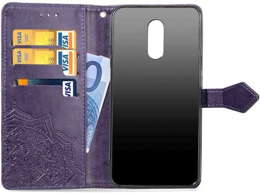 Чехол Vintage для Xiaomi Redmi 5 Plus книжка кожа PU фиолетовый