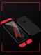 Чохол GKK 360 для Iphone 5 / 5s / SE Бампер оригінальний Black-Red з вирізом