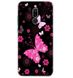 Чехол Print для Xiaomi Redmi 8 силиконовый бампер Butterflies Pink