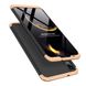 Чехол GKK 360 для Xiaomi Mi Play бампер оригинальный Black-Gold