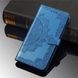 Чехол Vintage для IPhone XS книжка с узором кожа PU синий