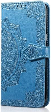 Чохол Vintage для Samsung Galaxy S9 / G960 книжка з візерунком блакитний
