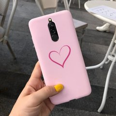 Чехол Style для Xiaomi Redmi 8 Бампер силиконовый Розовый Heart