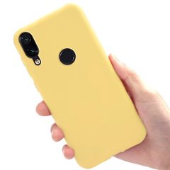 Чехол Style для Xiaomi Redmi Note 7 / Redmi Note 7 Pro бампер силиконовый Желтый