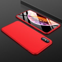 Чехол GKK 360 для Iphone XS бампер оригинальный без выреза Red