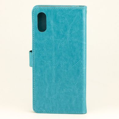 Чехол Idewei для Xiaomi Redmi 9A книжка кожа PU голубой
