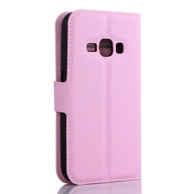 Чохол IETP для Samsung Galaxy J1 2016 J120 J120H книжка шкіра PU рожевий