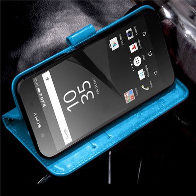 Чохол Clover для Sony Xperia X Dual F5122 Книжка шкіра PU блакитний