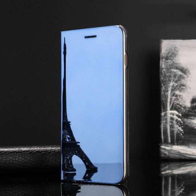 Чехол Mirror для iPhone 6 / 6s книжка зеркальный Clear View Blue