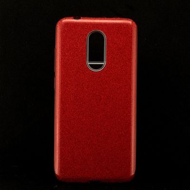 Чехол Shining для Xiaomi Redmi 5 Plus (5.99") Бампер блестящий красный