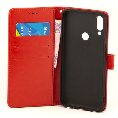 Чехол Idewei для Meizu Note 9 книжка кожа PU красный