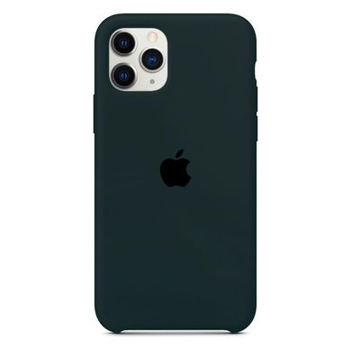 Чехол Silicone Сase для Iphone 11 Pro бампер накладка Forest Green