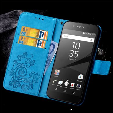 Чехол Clover для Sony Xperia X Dual F5122 Книжка кожа PU голубой