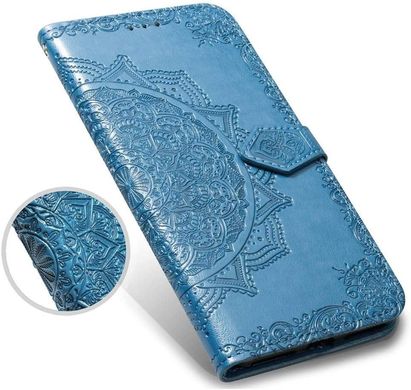 Чехол Vintage для Samsung Galaxy S9 / G960 книжка с узором голубой