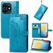 Чехол Vintage для Tecno Spark Go 2024 / BG6 книжка кожа PU с визитницей голубой