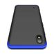 Чехол GKK 360 для Samsung Galaxy A10 2019 / A105 бампер оригинальный Black-Blue