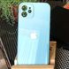 Чехол Color-Glass для Iphone 11 бампер с защитой камер Turquoise