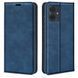 Чохол Taba Retro-Skin для Motorola Moto G54 / G54 Power книжка шкіра PU з візитницею синій