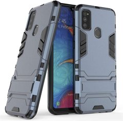 Чехол Iron для Samsung Galaxy M21 / M215 бампер противоударный Dark-Blue