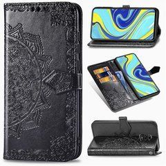 Чехол Vintage для Xiaomi Redmi Note 9S книжка кожа PU черный