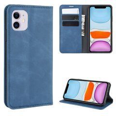 Чехол Taba Retro-Skin для Iphone 11 книжка с визитницей кожа PU синий