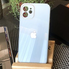 Чехол Color-Glass для Iphone 11 бампер с защитой камер Sky Blue