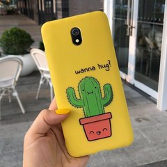 Чехол Style для Xiaomi Redmi 8A Бампер силиконовый Желтый Cactus
