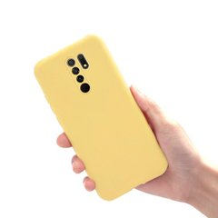 Чехол Style для Xiaomi Redmi 9 Бампер силиконовый Желтый
