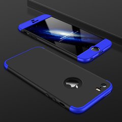 Чехол GKK 360 для Iphone 7 Plus / 8 Plus Бампер оригинальный с вырезом black-blue