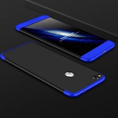 Чехол GKK 360 для Huawei P8 lite 2017 / P9 lite 2017 бампер оригинальный Black-Blue