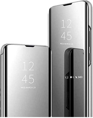 Чехол Mirror для Xiaomi Redmi 8A книжка зеркальная Clear View Silver