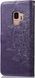 Чохол Vintage для Samsung Galaxy S9 / G960 книжка фіолетовий з візерунком