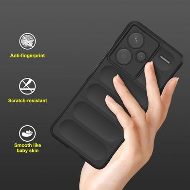 Чехол Wave Shield для Xiaomi Redmi Note 13 Pro Plus 5G бампер противоударный Black