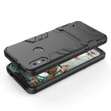 Чохол Iron для Xiaomi Mi A2 Lite / Redmi 6 Pro бампер броньований Black