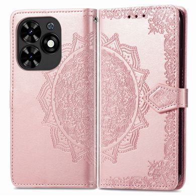 Чехол Vintage для Tecno Spark Go 2024 / BG6 книжка кожа PU с визитницей розовый